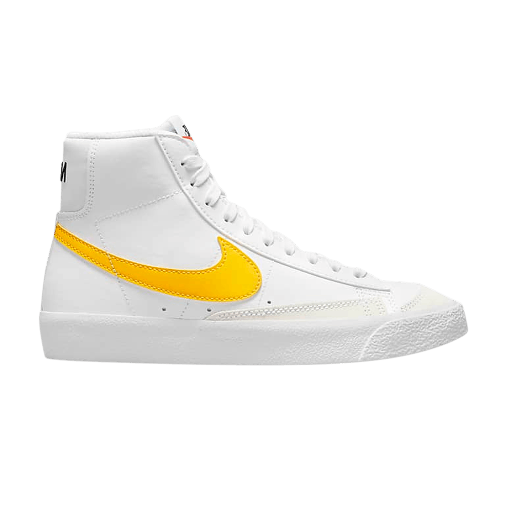 Image of Nike Blazer Mid 77 GS White Pecan Vivid Sulfur (DA4086-103)