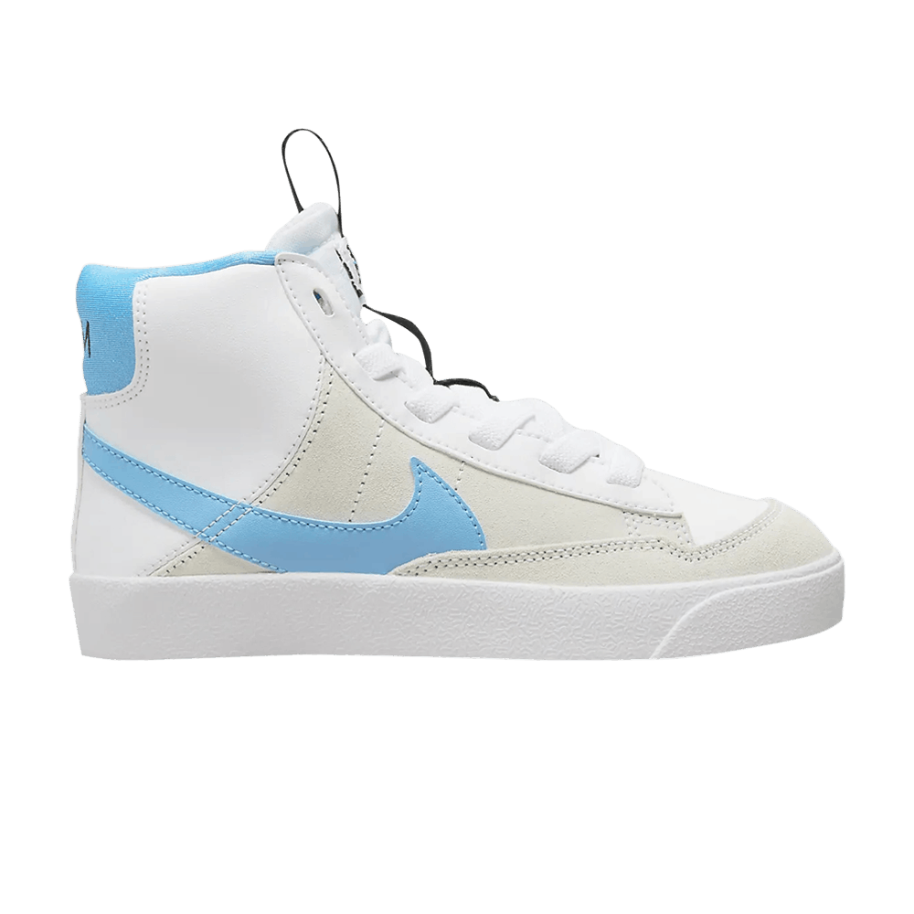 Image of Nike Blazer Mid 77 SE PS Dance - White University Blue (DH8641-104)