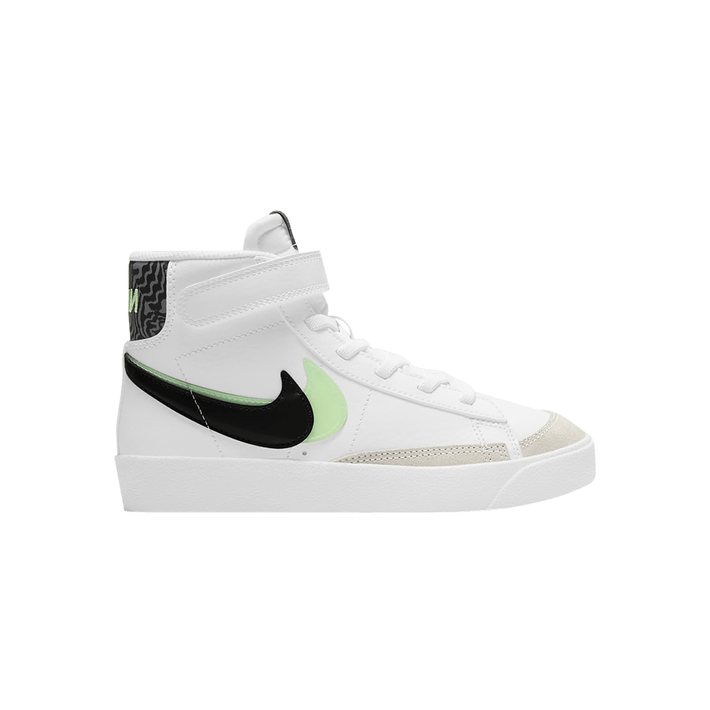 Image of Nike Blazer Mid 77 SE PS Double Swoosh - White Vapor Green (DD1848-100)