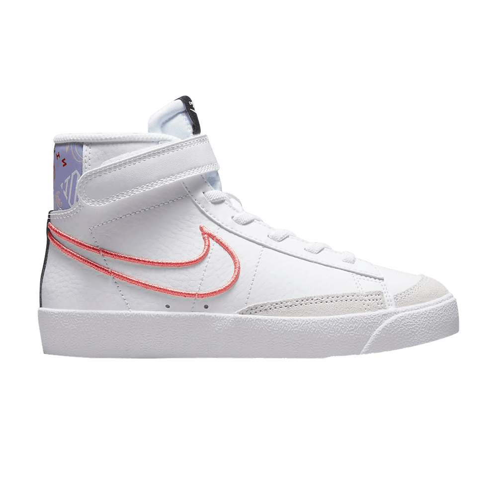 Image of Nike Blazer Mid 77 SE PS Playful Branding - White (DJ0266-100)