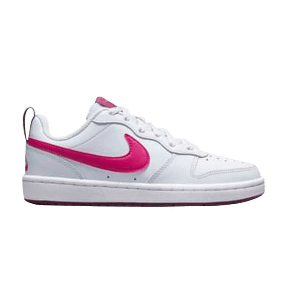Image of Nike Court Borough Low 2 GS Pure Platinum Pink Prime (BQ5448-015)