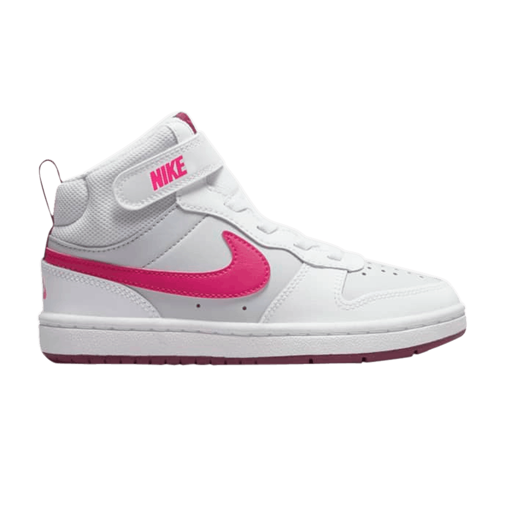Image of Nike Court Borough Mid 2 PS Pure Platinum Pink Prime (CD7783-006)