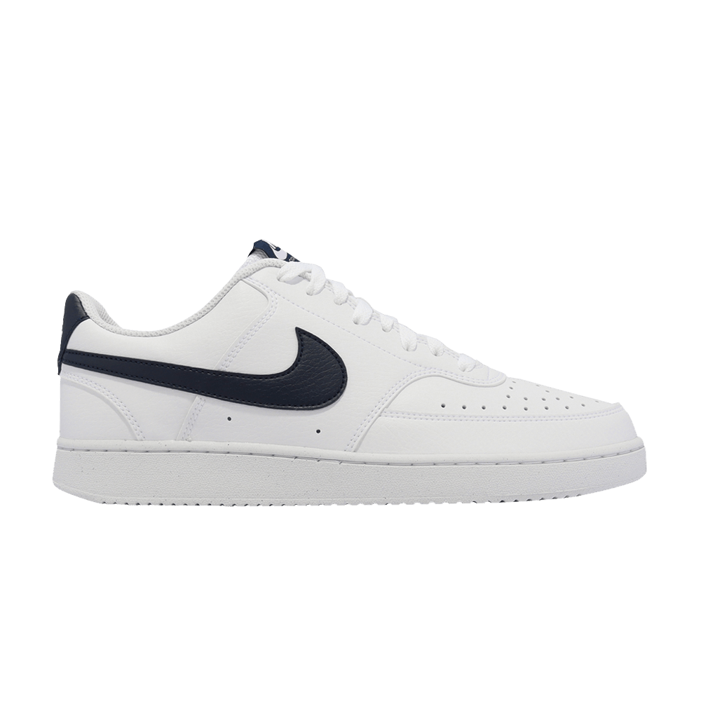 Image of Nike Court Vision Low Next Nature White Midnight Navy (DH2987-106)