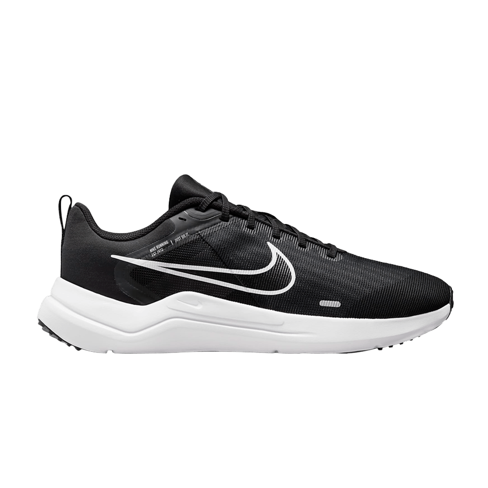 Image of Nike Downshifter 12 Black White (DD9293-001)