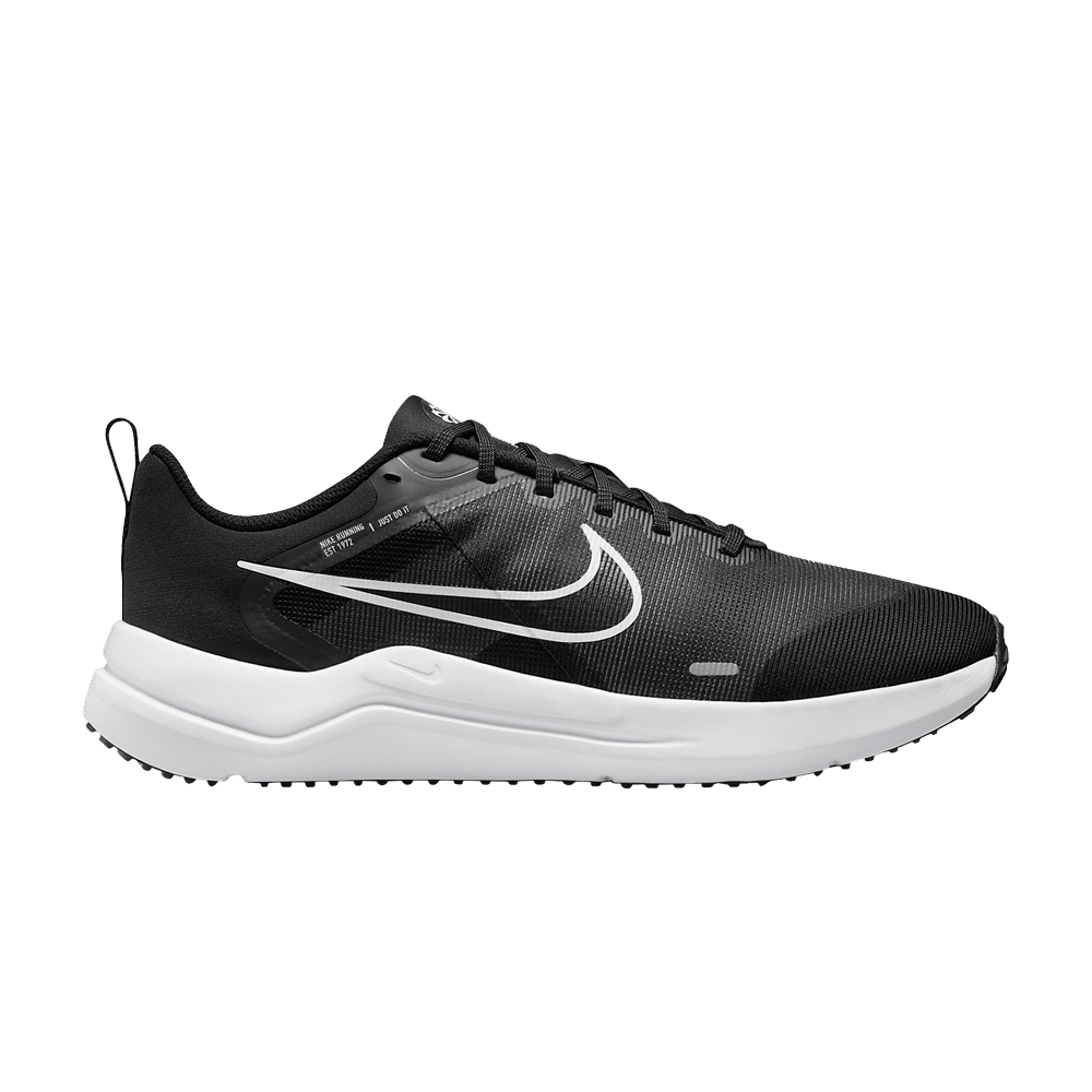 Image of Nike Downshifter 12 Extra Wide Black Pure Platinum (DM0919-001)
