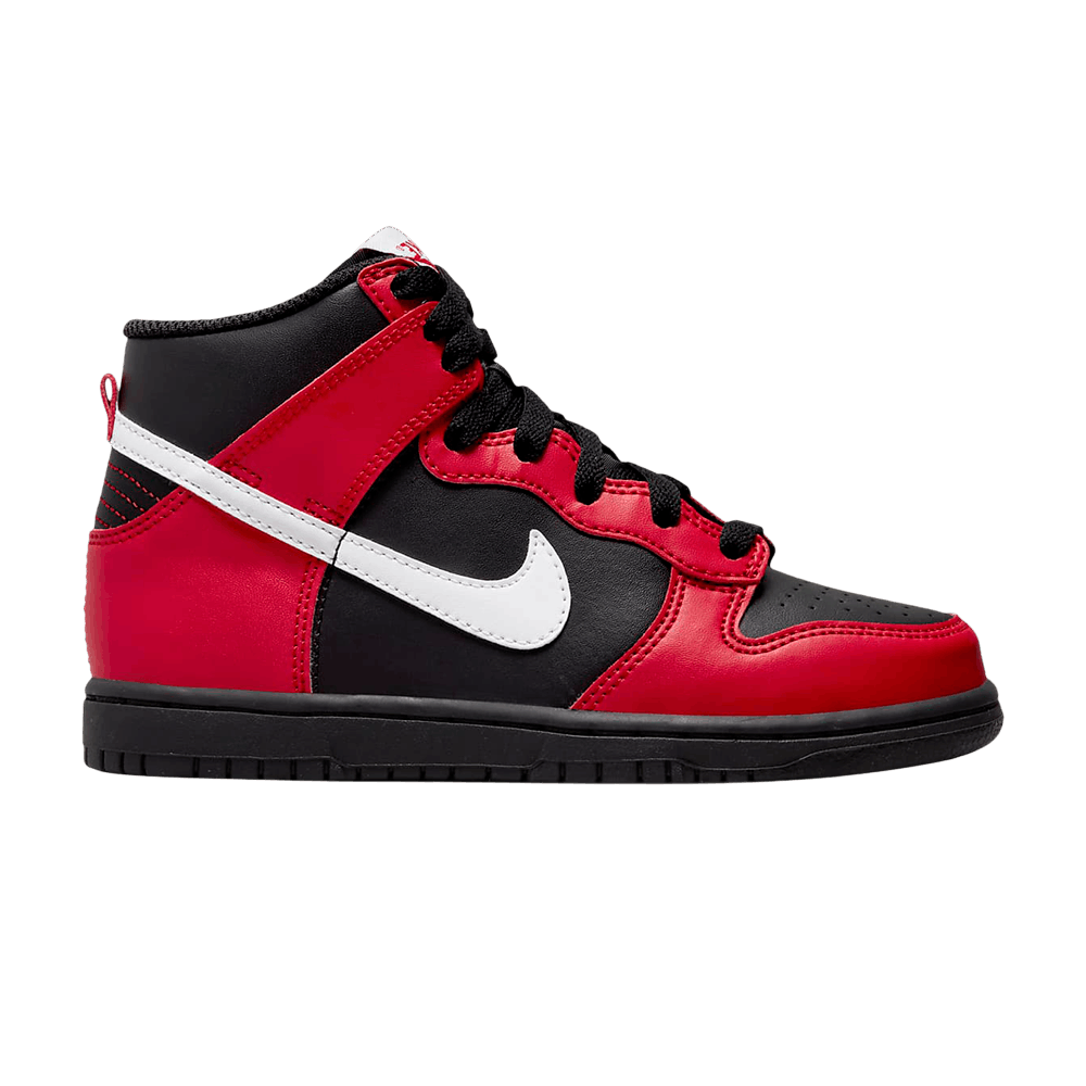 Image of Nike Dunk High PS Black University Red (DD2314-003)