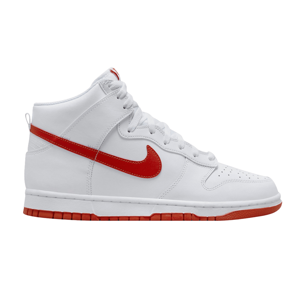 Image of Nike Dunk High White Picante Red (DV0828-100)