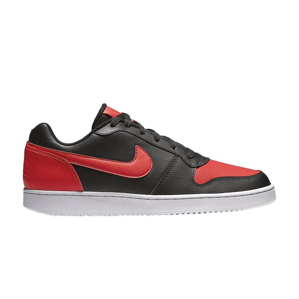 Image of Nike Ebernon Low Black Habanero Red (AQ1775-004)
