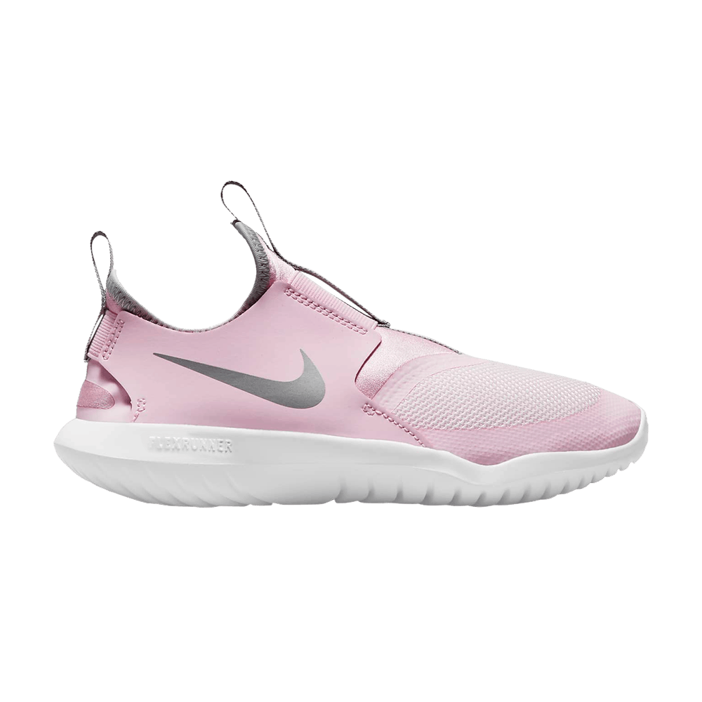 Image of Nike Flex Runner GS Pink Foam Metallic Silver (AT4662-609)