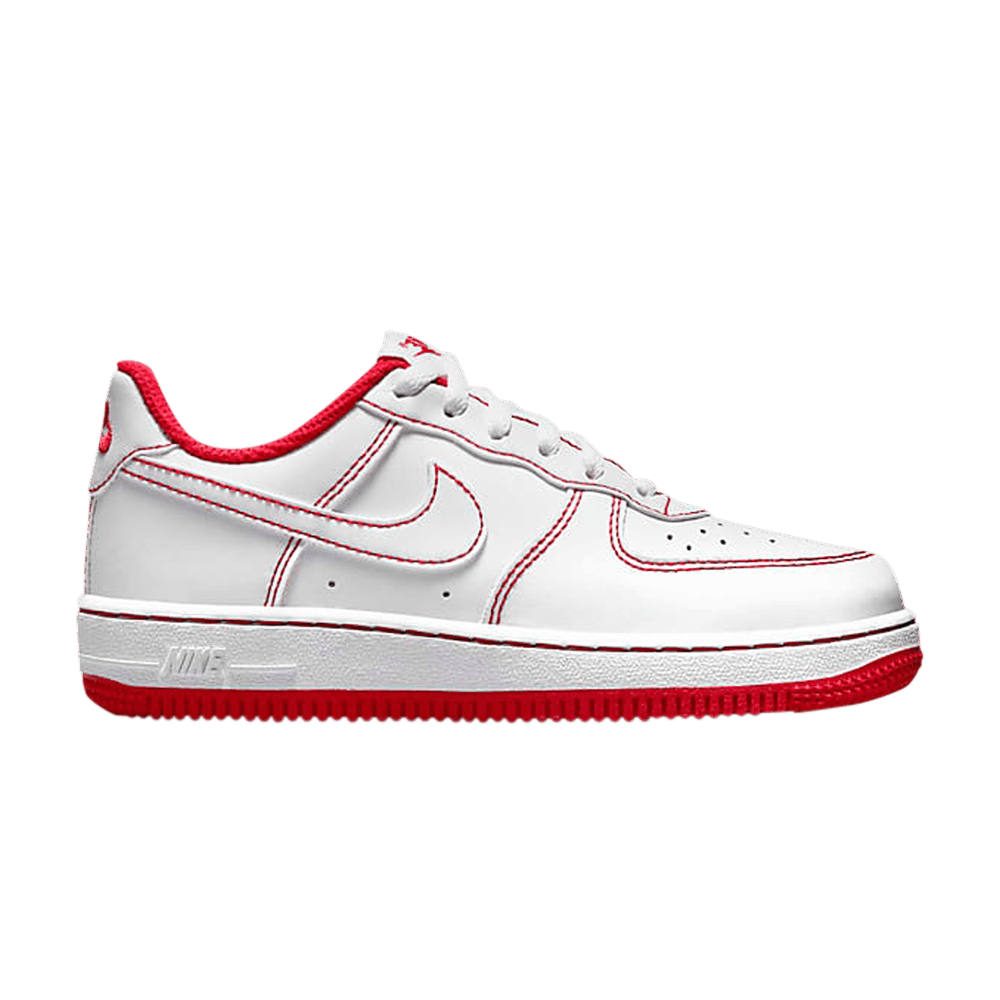 Image of Nike Force 1 PS Contrast Stitch - White University Red (DC9672-100)