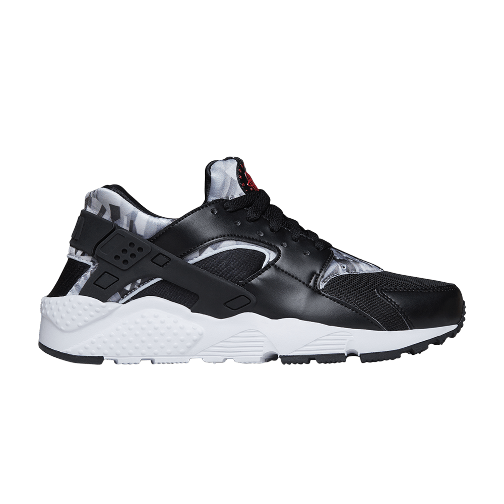Image of Nike Huarache Run Print GS Black (704943-006)