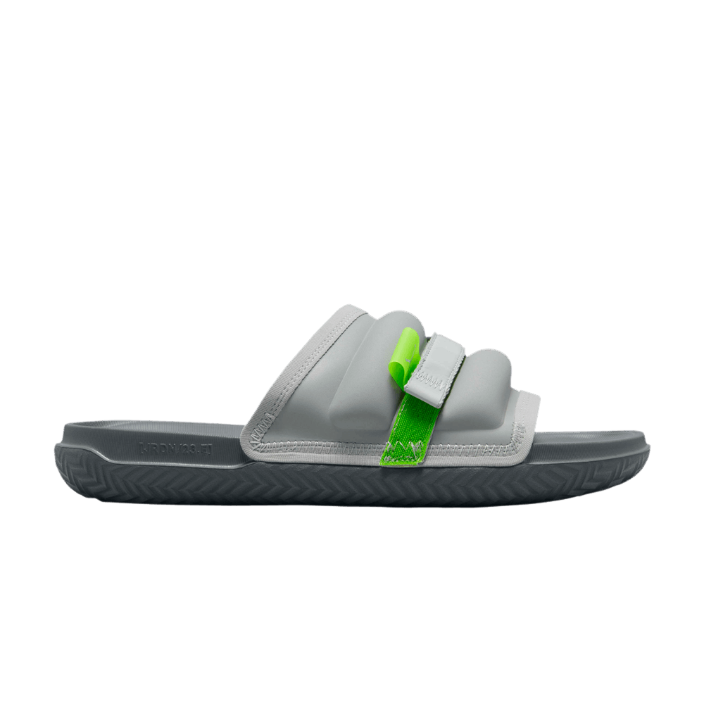 Image of Nike Jordan Super Play Slide Silver Green Bean (DM1683-030)