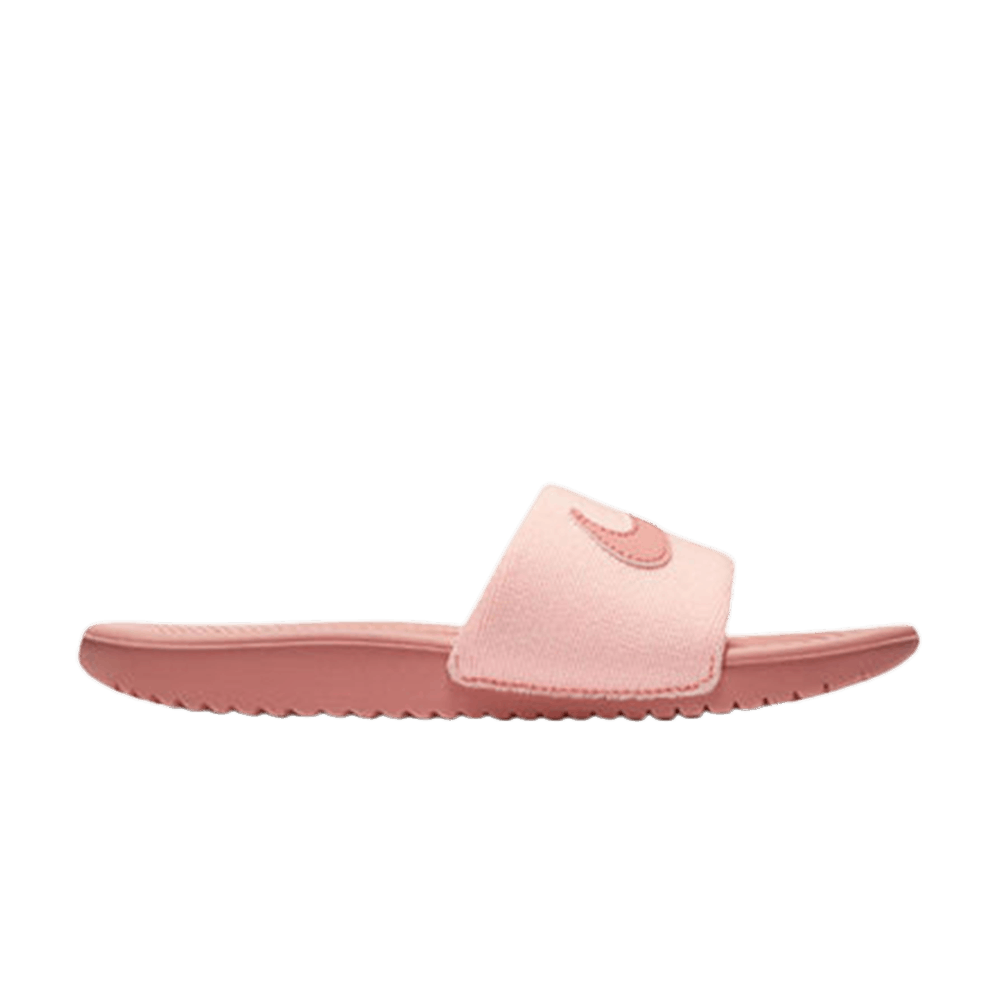 Image of Nike Kawa Slide SE GS Rust Pink (AJ2503-601)