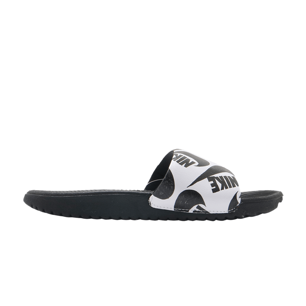 Image of Nike Kawa Slide SE JDI GS Black White (CT6619-100)