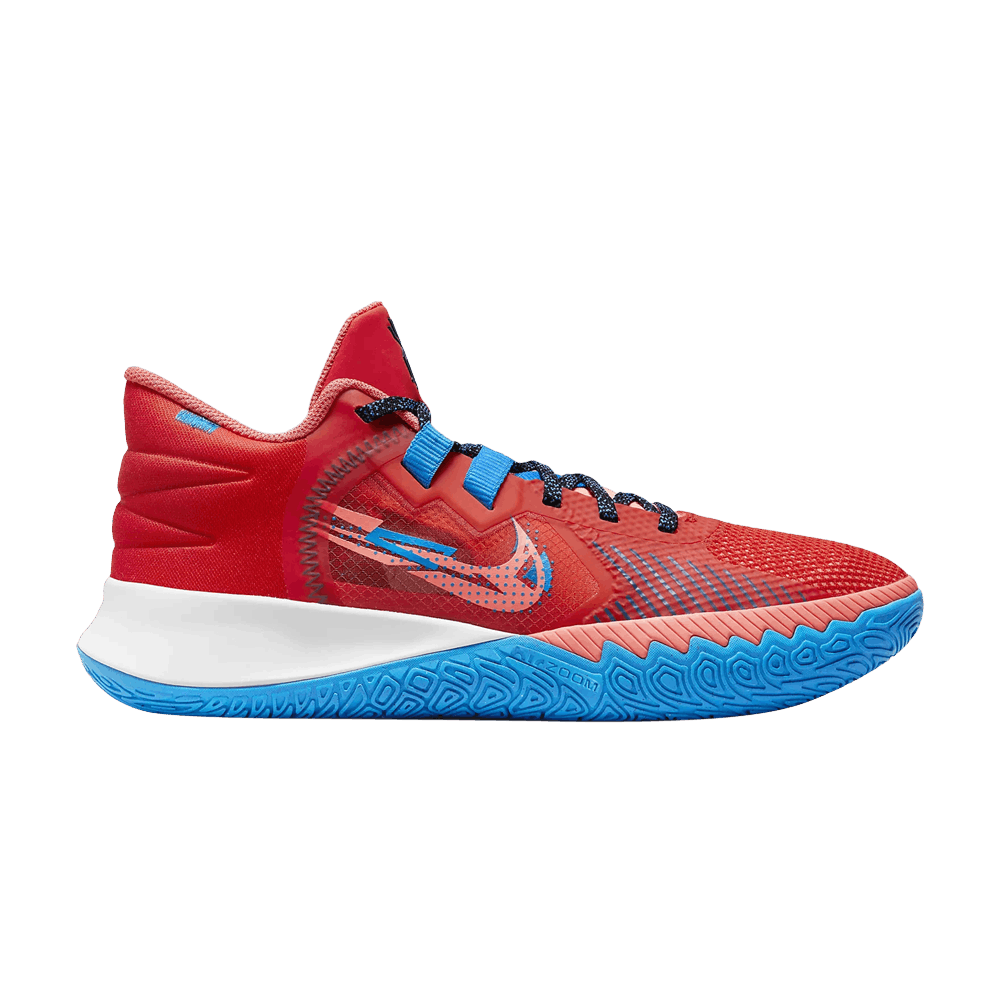 Image of Nike Kyrie Flytrap 5 Habanero Red Blue Hero (CZ4100-600)