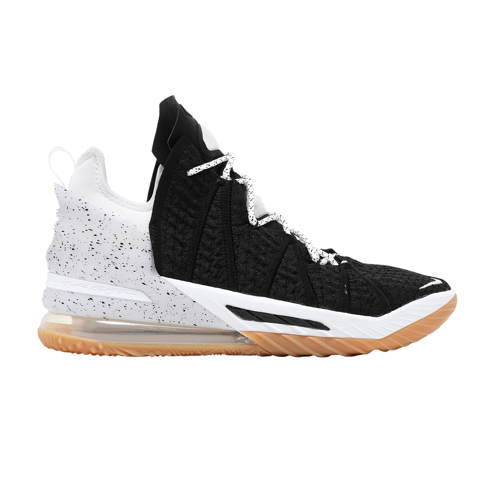 Image of Nike LeBron 18 Black White Gum (CQ9283-007)