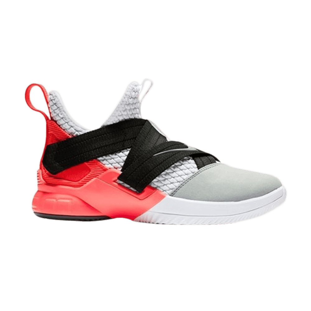 Image of Nike LeBron Soldier 12 SFG GS White Flash Crimson (AO2910-102)