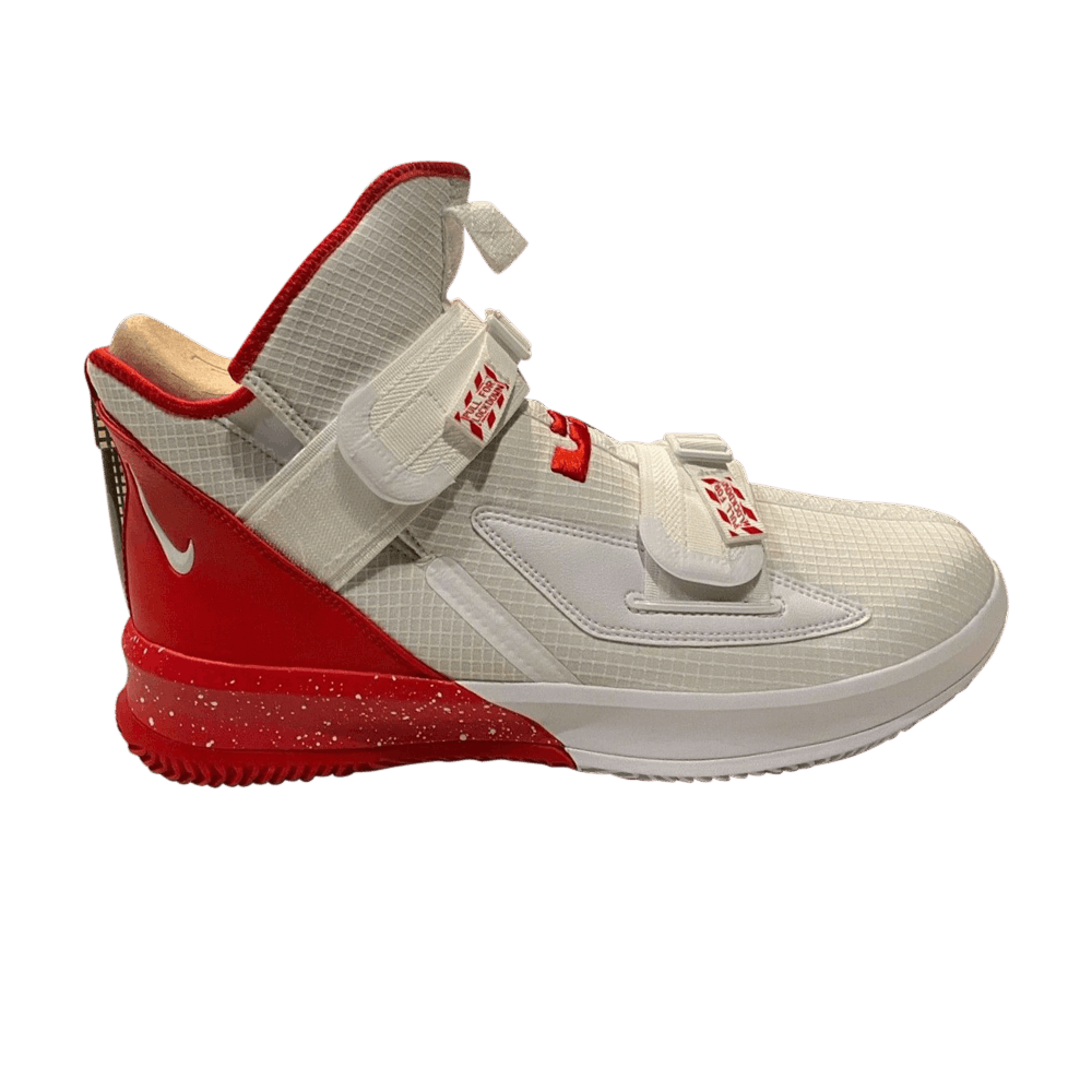 Image of Nike LeBron Soldier 12 TB White University Red (BQ5553-110)