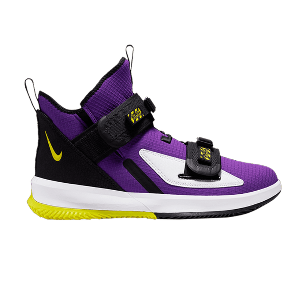 Image of Nike LeBron Soldier 13 FlyEase 4E Wide Lakers (BV0662-500)