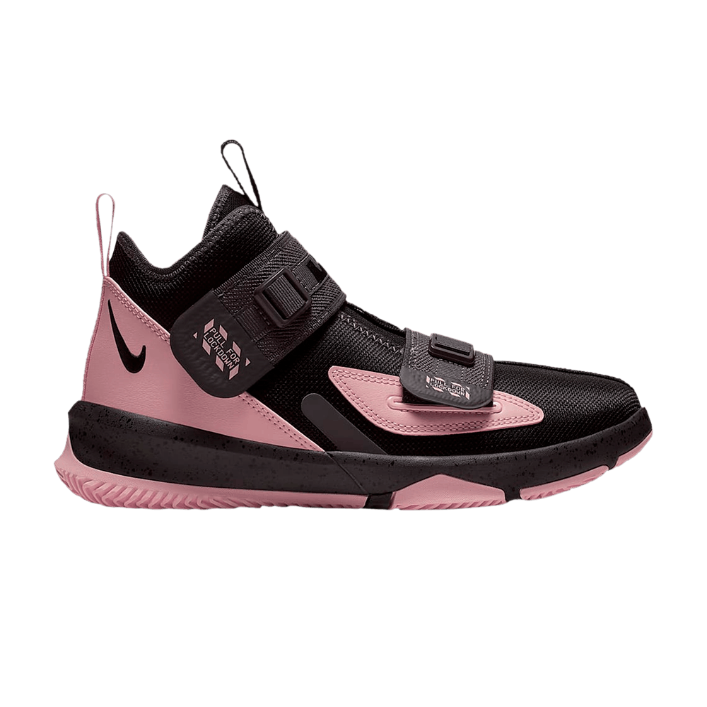 Image of Nike LeBron Soldier 13 GS Black Bleached Coral (AR7585-005)