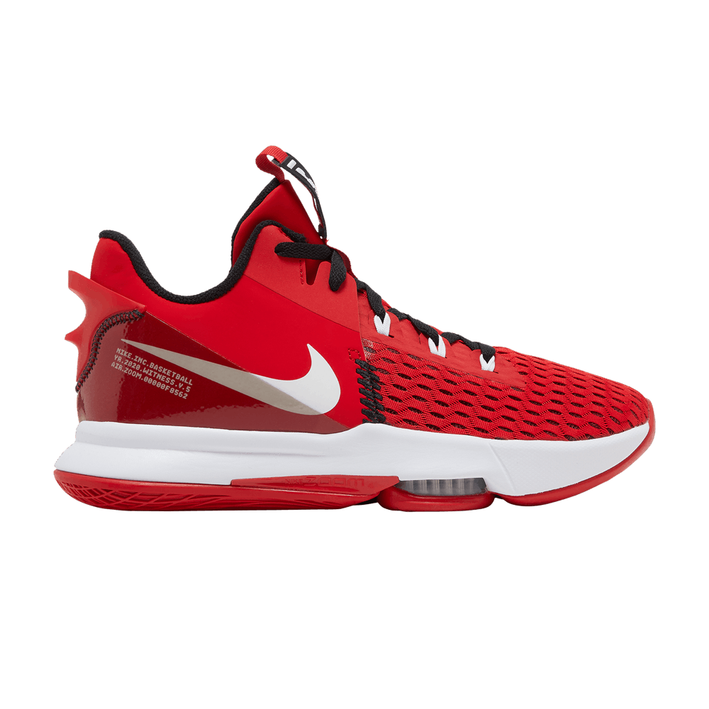 Image of Nike LeBron Witness 5 University Red (CQ9380-601)