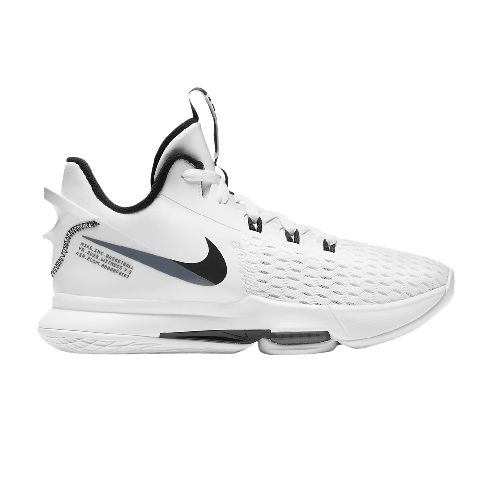 Image of Nike LeBron Witness 5 White Black (CQ9380-101)