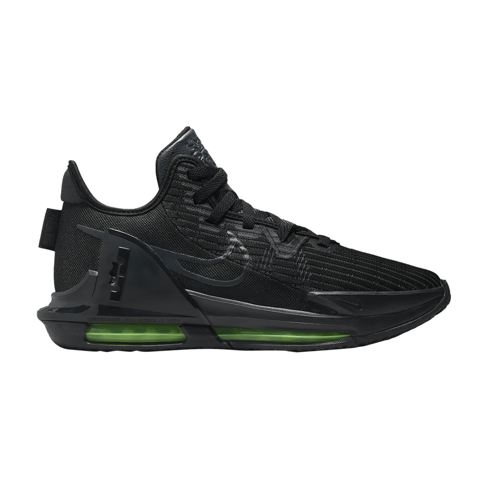 Image of Nike LeBron Witness 6 Black Anthracite Volt (CZ4052-004)