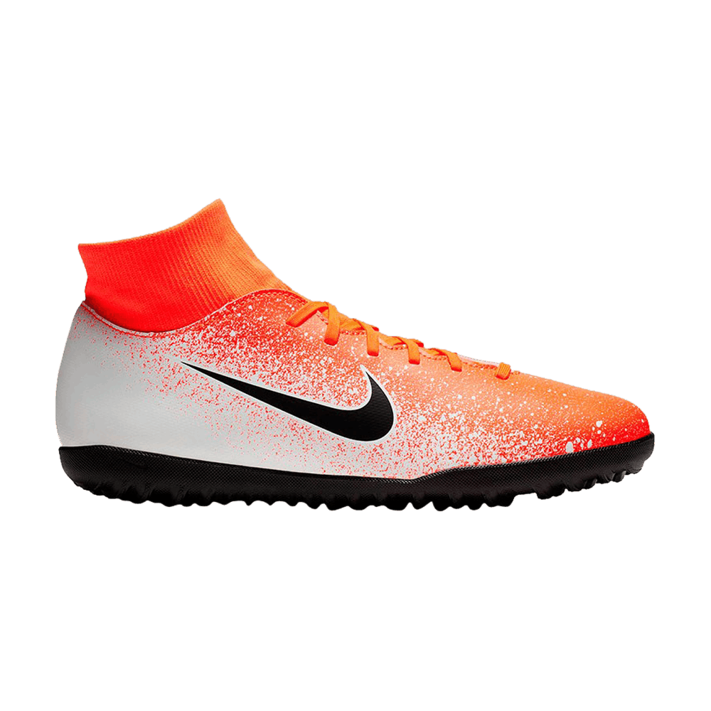Image of Nike Mercurial Superfly 6 Club Turf Orange White (AH7372-801)