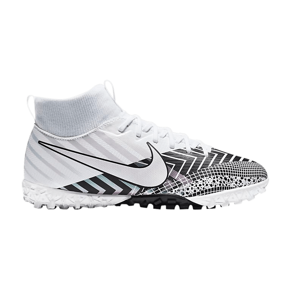 Image of Nike Mercurial Superfly 7 Academy MDS TF PS Dream Speed - White Black (BQ5407-110)