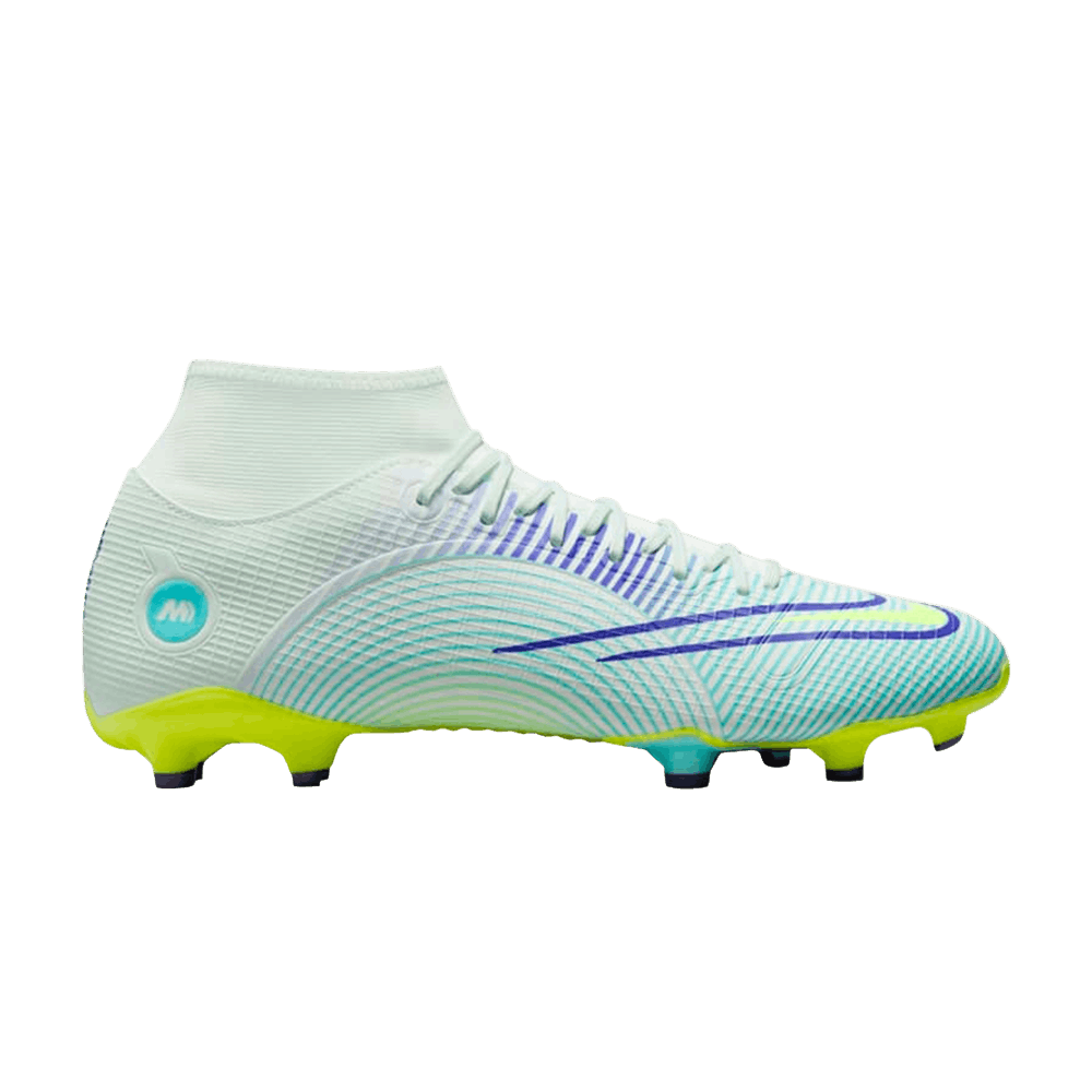 Image of Nike Mercurial Superfly 8 Academy MG Dream Speed - Barely Green Electro Purple (DN3782-375)