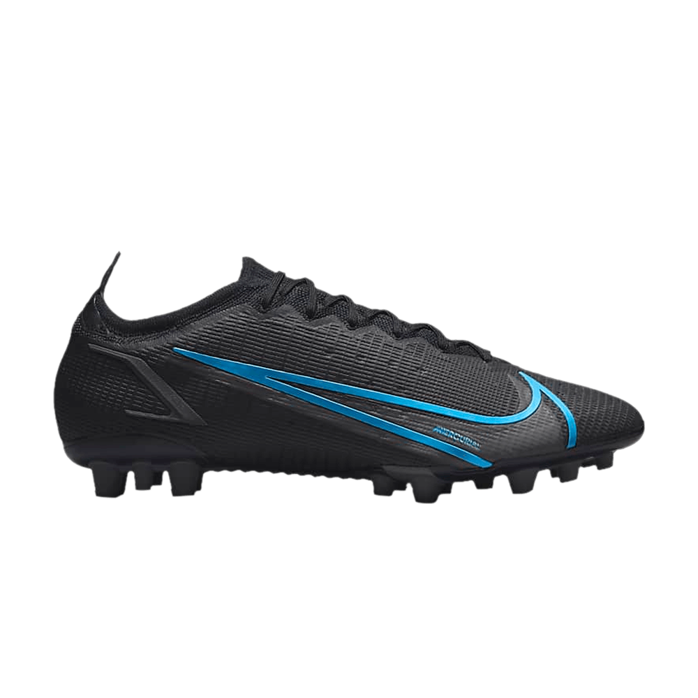 Image of Nike Mercurial Vapor 14 Elite AG Black Photo Blue (CZ8717-004)