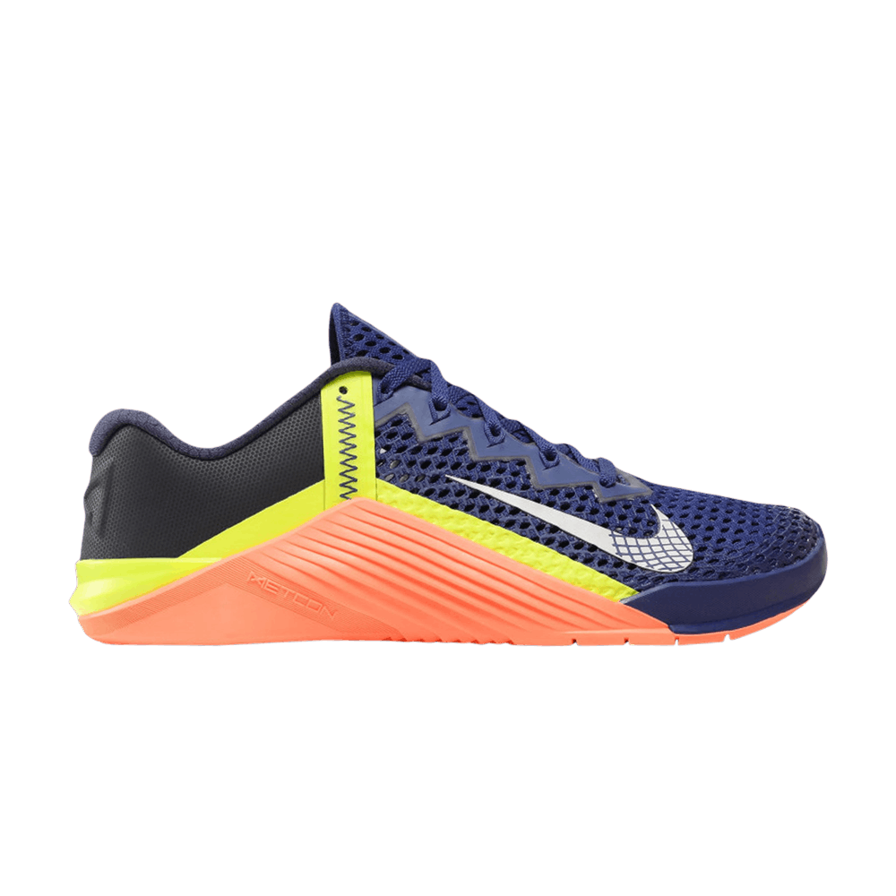 Image of Nike Metcon 6 Deep Royal Blue Bright Mango (CK9388-400)