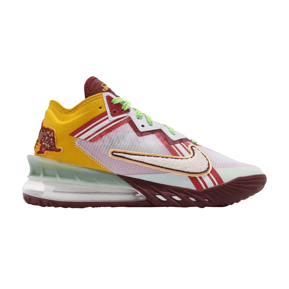 Image of Nike Mimi Plange x LeBron 18 Low EP Higher Learning (CV7564-102)