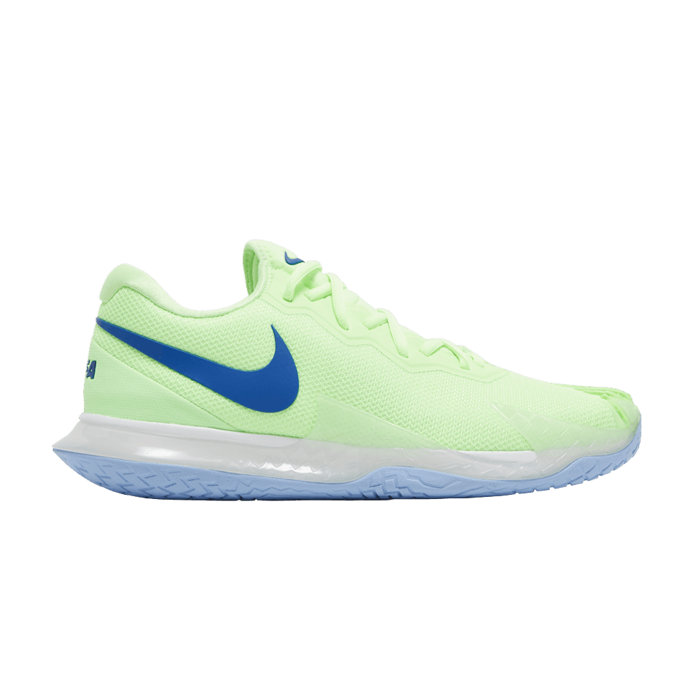 Image of Nike NikeCourt Zoom Vapor Cage 4 Rafa Lime Glow Hyper Blue (DD1579-333)