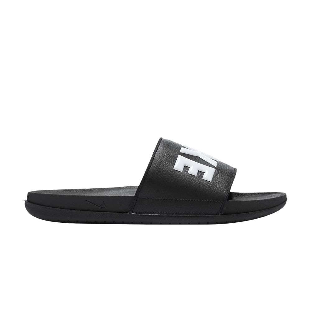 Image of Nike OffCourt Slide Black White (CZ3249-001)