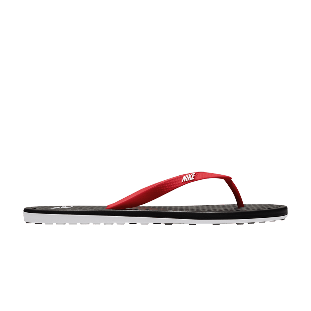 Image of Nike On Deck Flip Flop Black University Red (CU3958-007)