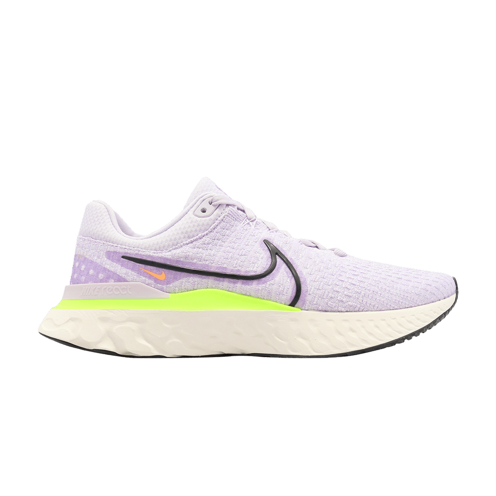 Image of Nike React Infinity Run Flyknit 3 Barely Grape Ghost Green (DH5392-500)