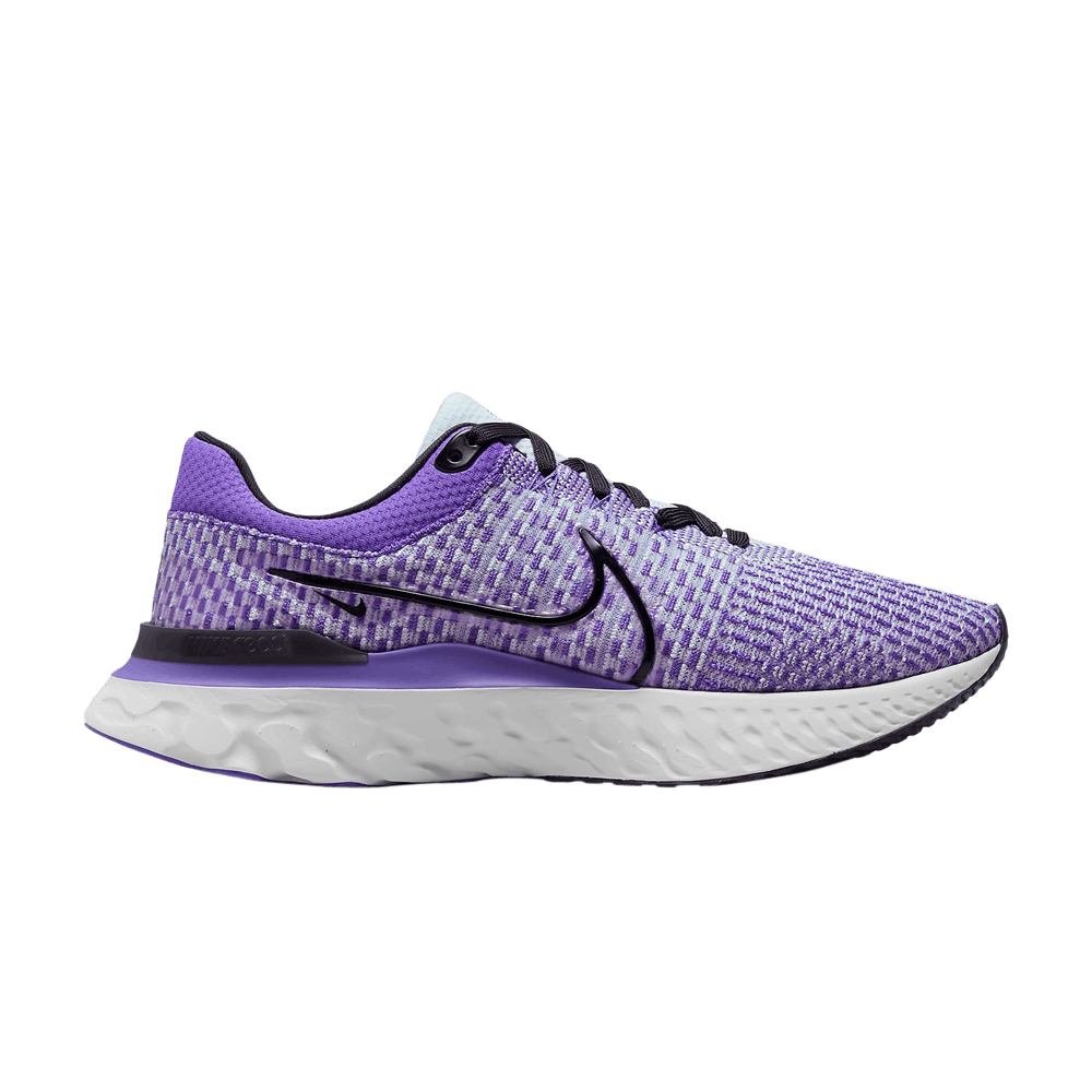 Image of Nike React Infinity Run Flyknit 3 Pure Platinum Psychic Purple (DV0697-043)