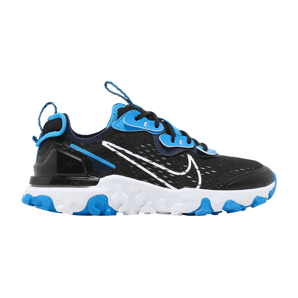 Image of Nike React Vision GS Black Midnight Navy (CD6888-007)