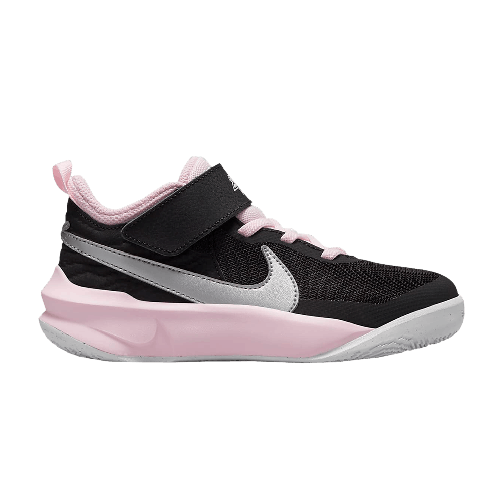 Image of Nike Team Hustle D10 PS Black Pink Foam (CW6736-003)