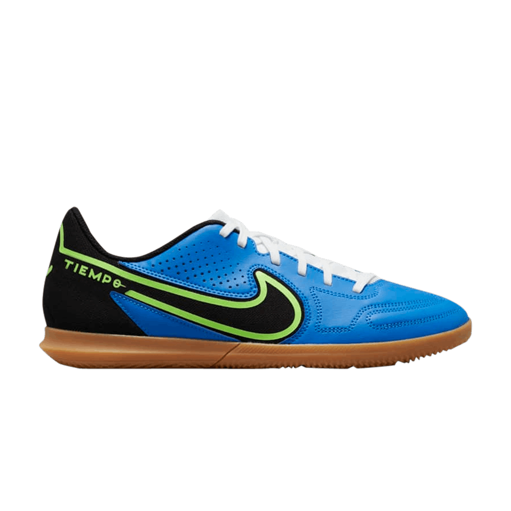 Image of Nike Tiempo Legend 9 Club IC Light Photo Blue Lime Glow (DA1189-403)
