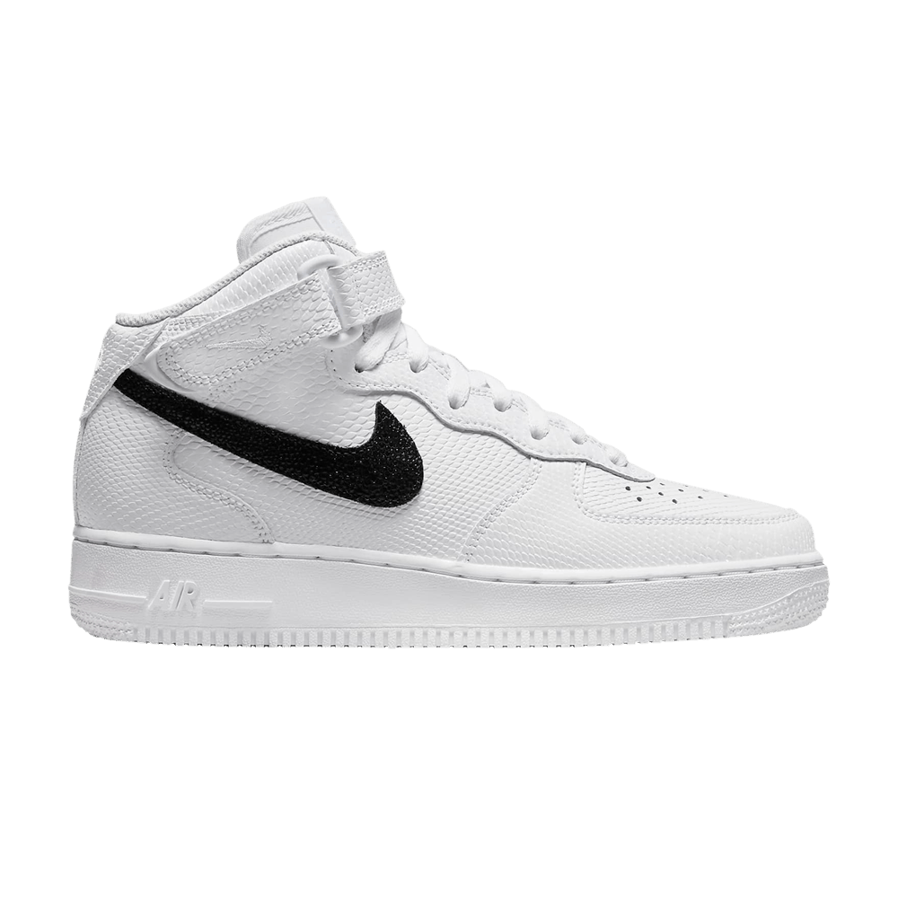 Image of Nike Wmns Air Force 1 07 Mid White Snakeskin (DZ5211-100)