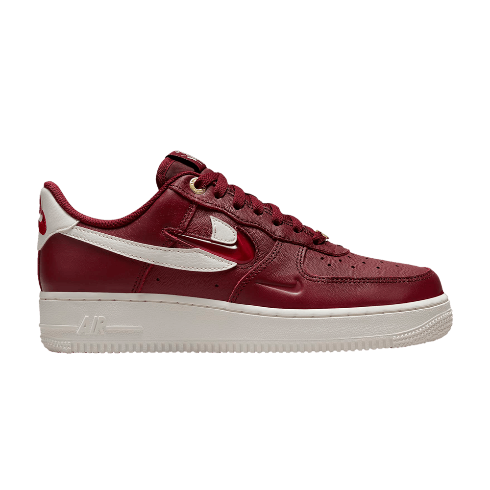 Image of Nike Wmns Air Force 1 07 Premium History of Logos - Team Red (DZ5616-600)