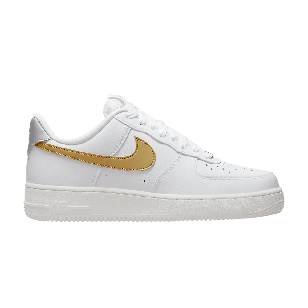 Image of Nike Wmns Air Force 1 07 White Metallic Gold (DD8959-106)
