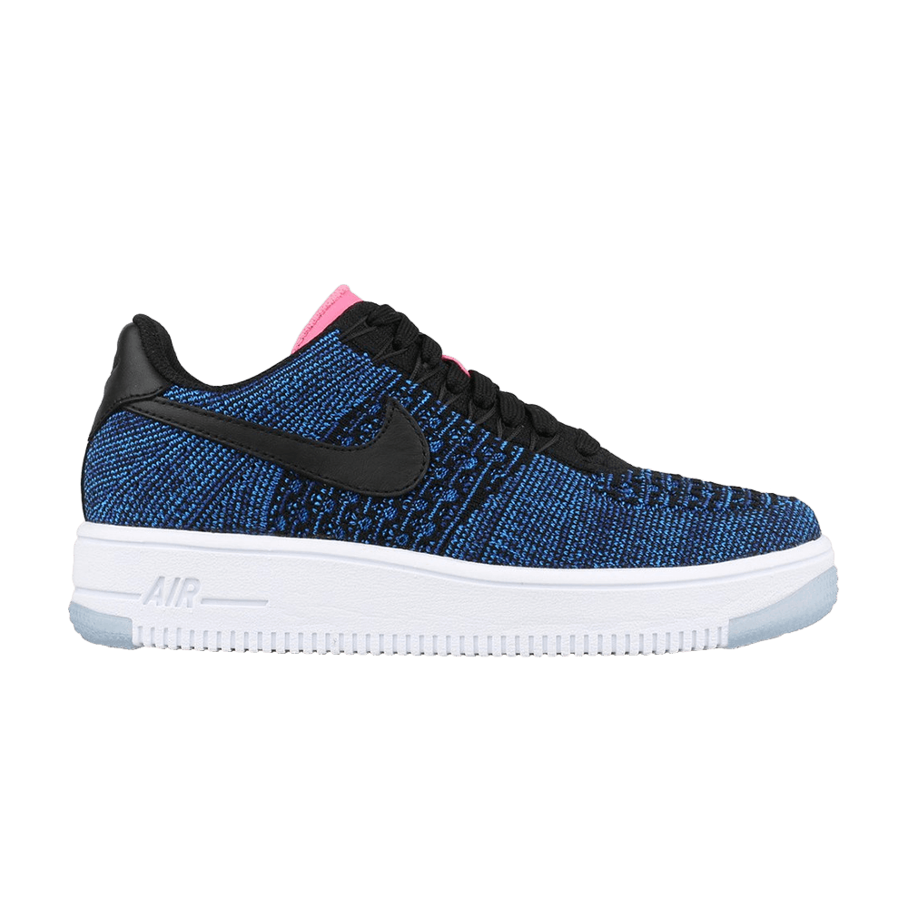 Image of Nike Wmns Air Force 1 Flyknit Low Deep Royal Blue (820256-003)
