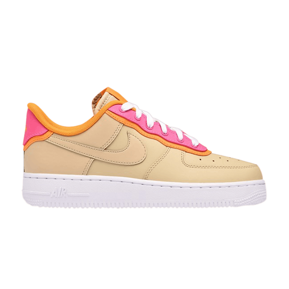 Image of Nike Wmns Air Force 1 Low 07 SE Double Layer - Desert Fuchsia (AA0287-202)