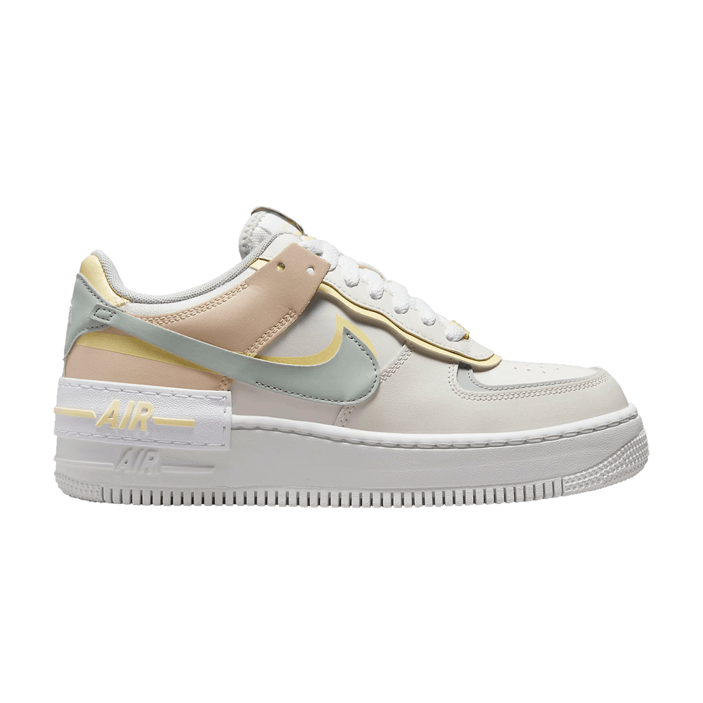 Image of Nike Wmns Air Force 1 Shadow Pearl White Citron Tint (DR7883-101)