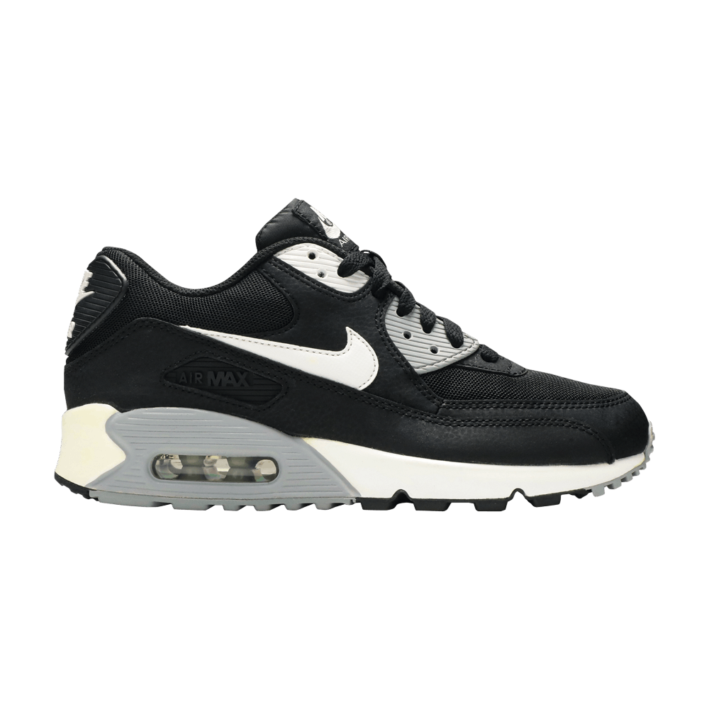 Image of Nike Wmns Air Max 90 Essential Black Wolf Grey (616730-012)