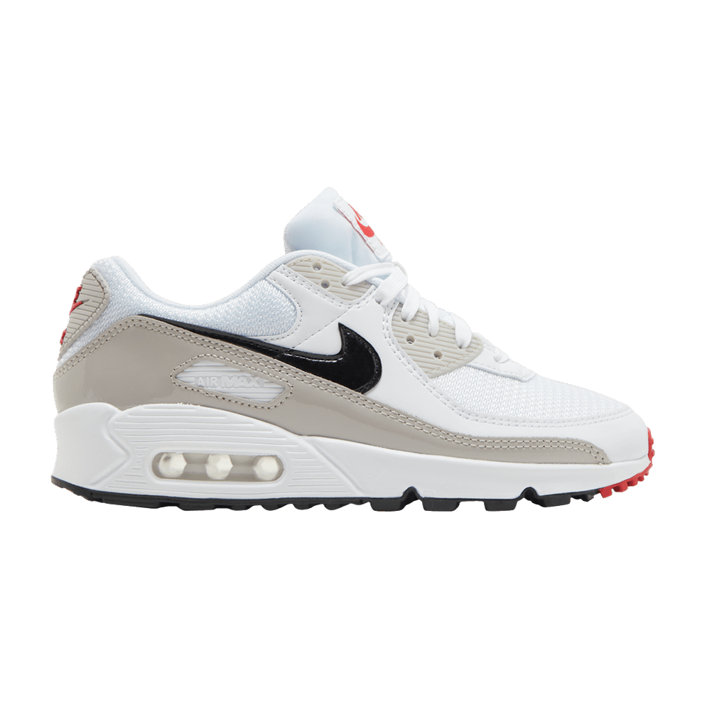 Image of Nike Wmns Air Max 90 Light Iron Ore Black (DX0116-101)