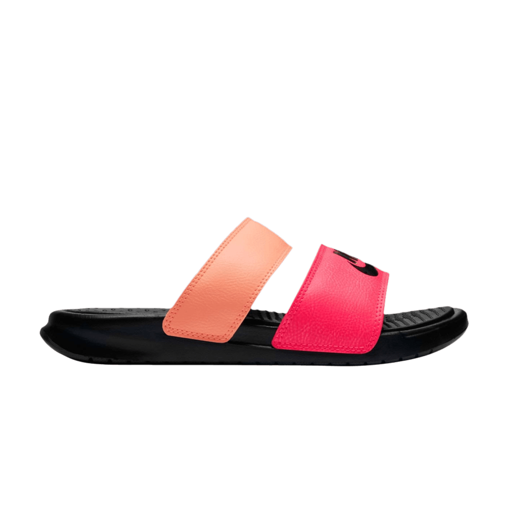 Image of Nike Wmns Benassi Duo Ultra Slide Racer Pink Sunset Glow (819717-602)